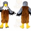 Halloween Brown Eagle Mascot Costume