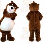 Halloween Brown Squirrel Mascot Costume