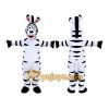 Halloween Cartoon Zebra Mascot Costume Halloween Cartoon Zebra Mascot Costume