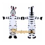 Halloween Cartoon Zebra Mascot Costume