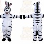Halloween Cartoon Zebra Mascot Costume