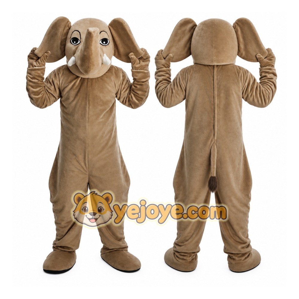 Halloween Elephant Mascot Costume Halloween Elephant Mascot Costume