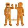 Halloween Gingerbread Man Mascot Costume