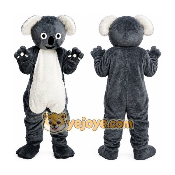Halloween Gray Koala Mascot Costume
