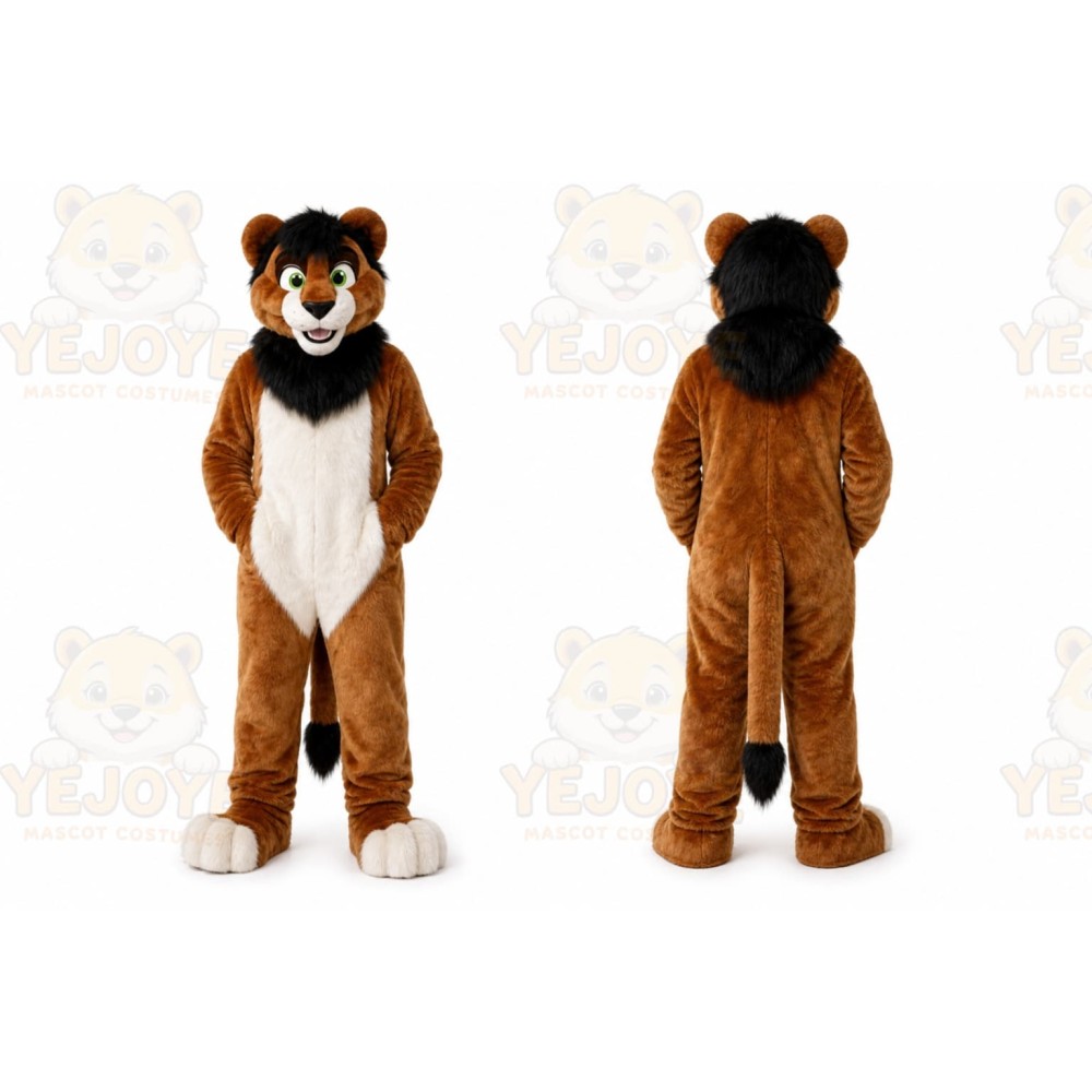 Halloween Long Fur Fox Wolf Fursuit Mascot Costume