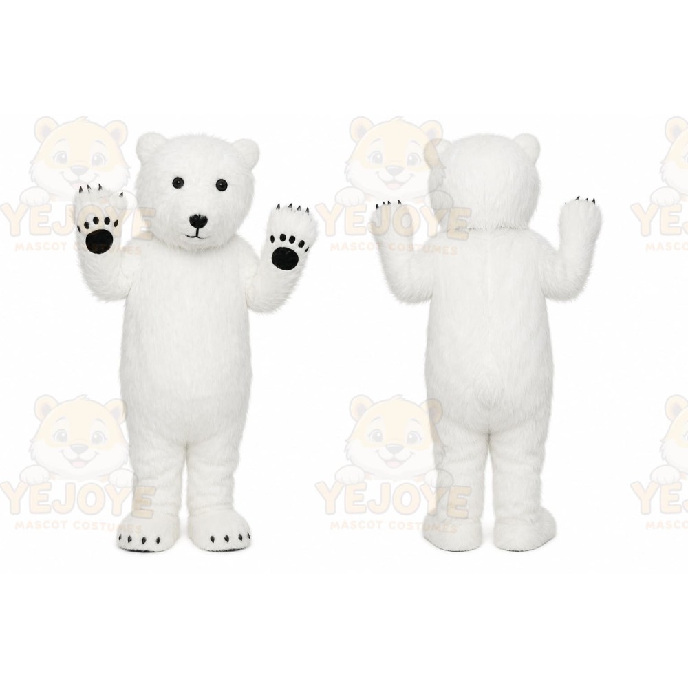 Halloween Polar Bear Mascot Costume Cosplay Party
