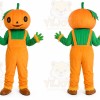 Halloween Pumpkin Pig Mascot Costume Suit