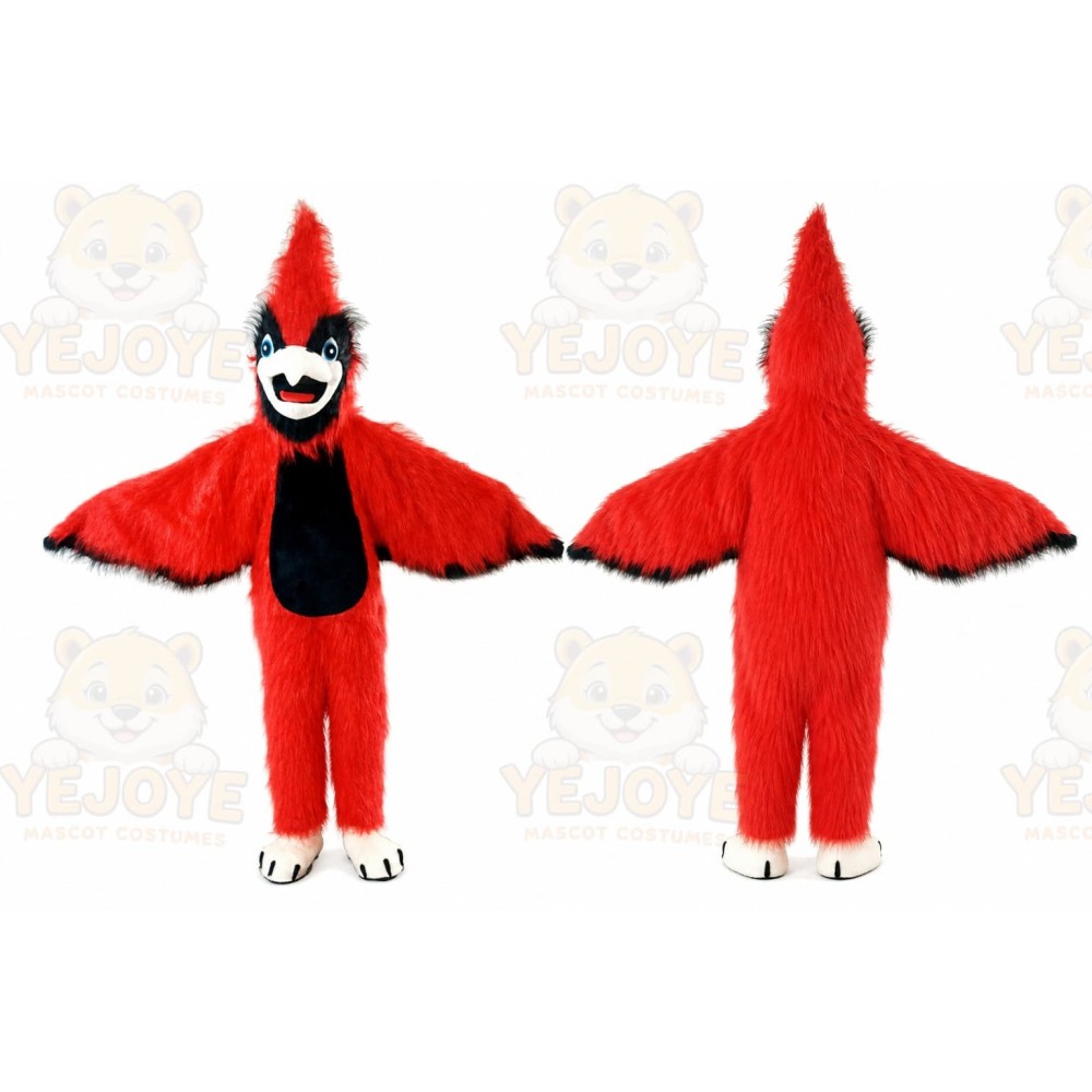 Halloween Red Eagle Bird Mascot Costume