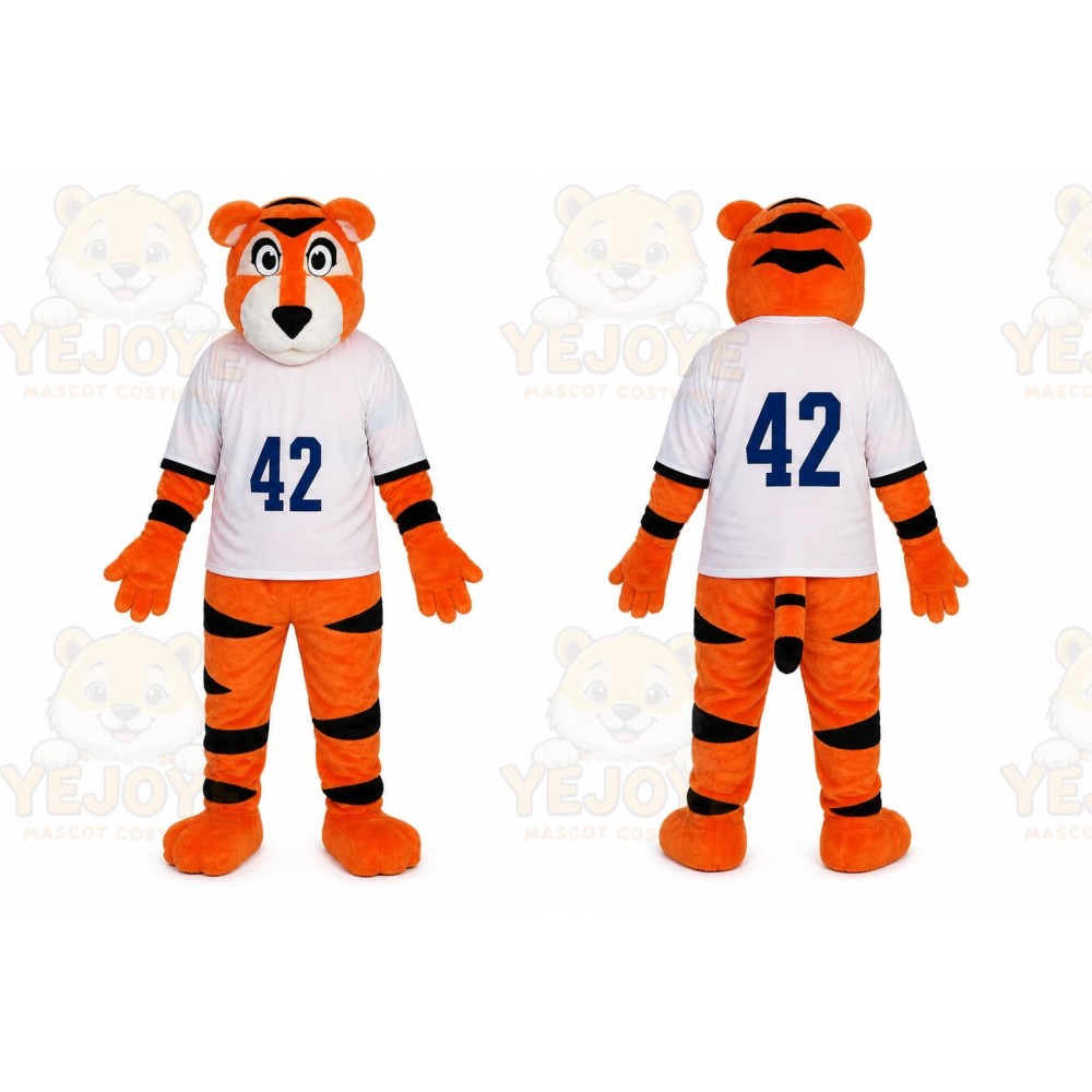 Halloween Sport Tiger Mascot Costume
