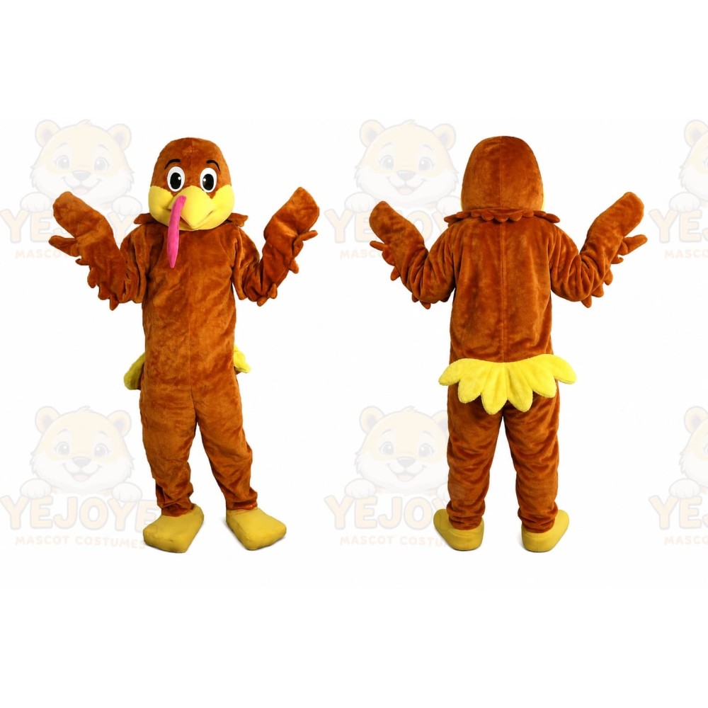 Halloween Turkey Cartoon Mascot Costume