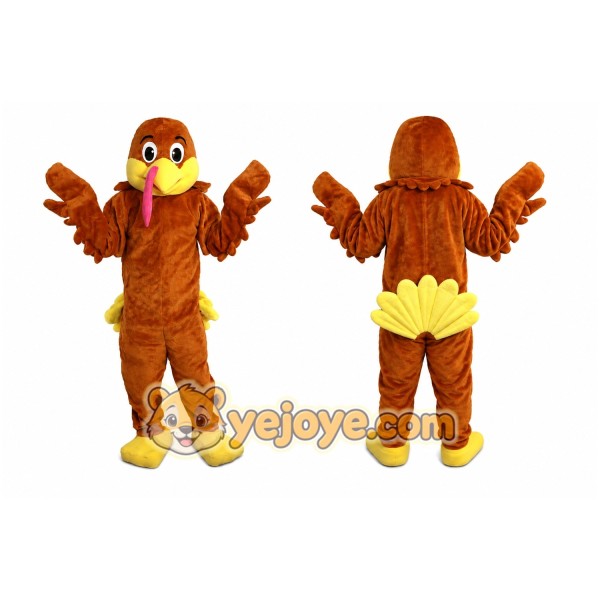 Halloween Turkey Cartoon Mascot Costume