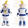 Astronaut Mascot Costume Cartoon Character