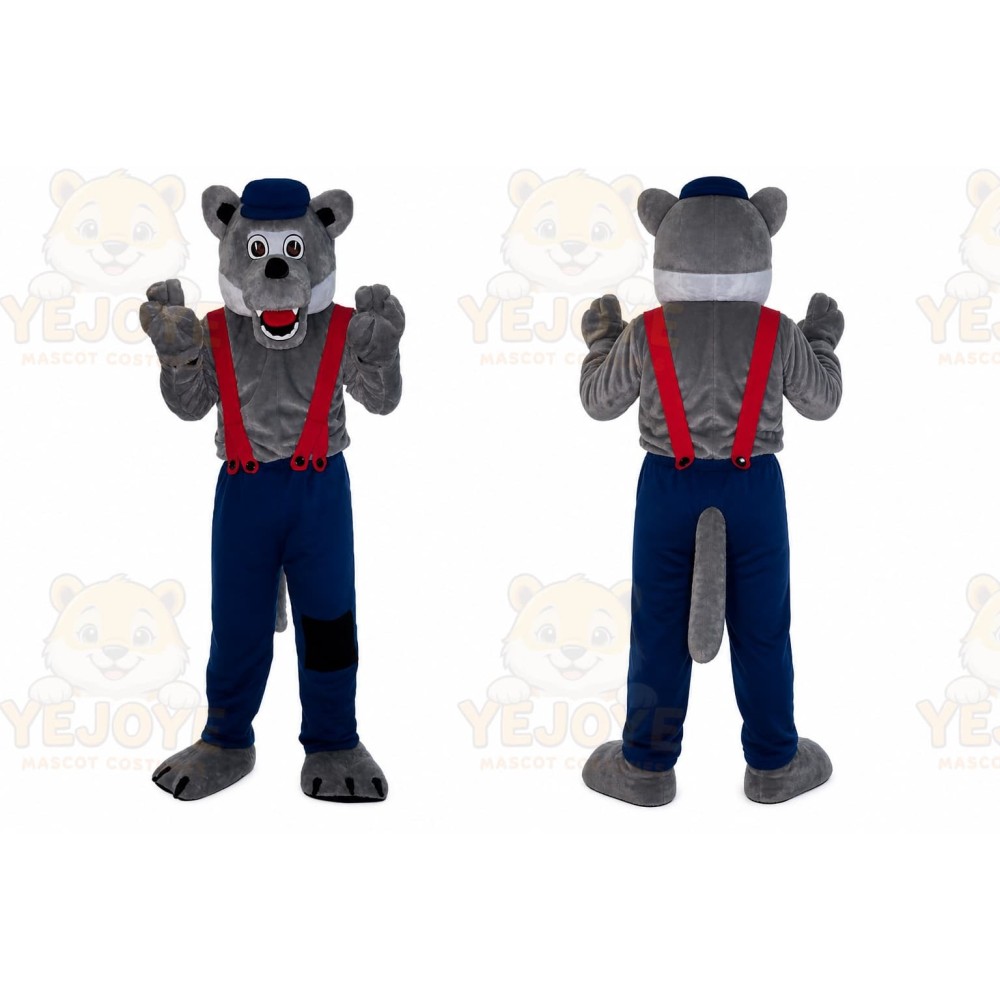 Halloween Wolf Mascot Costume