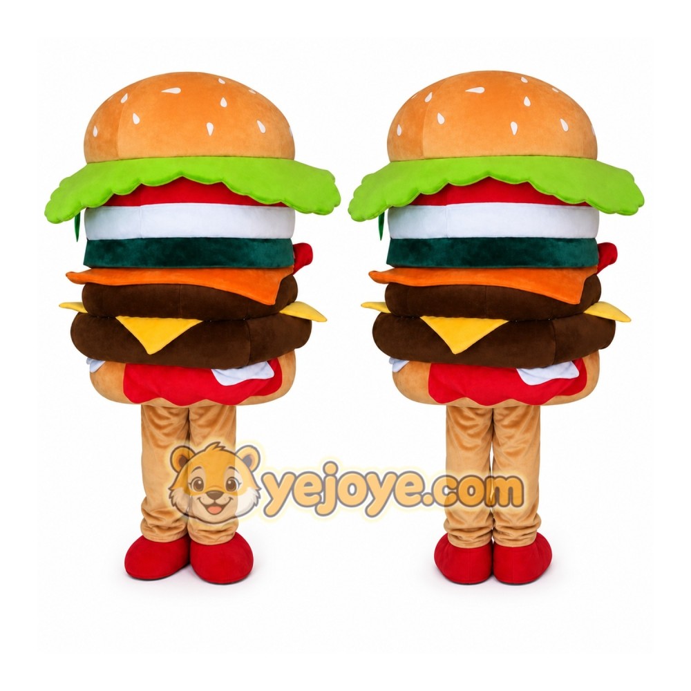 Hamburg Mascot Costume for Adult Hamburg Mascot Costume for Adult