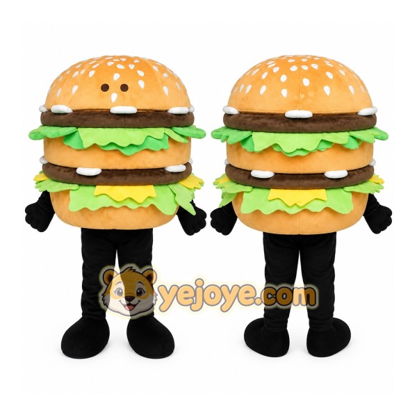 Hamburger Mascot Costume Food Mascots