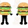 Hamburger Mascot Costume Food Mascots
