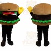 Hamburger Mascot Costume for Adult