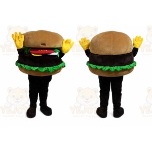 Hamburger Mascot Costume for Adult