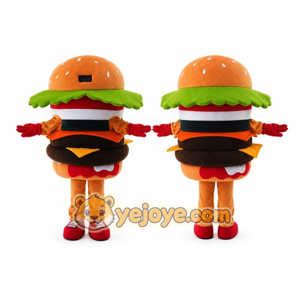 Hamburger Mascot for Adult