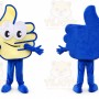 Hand Finger Mascot Costume