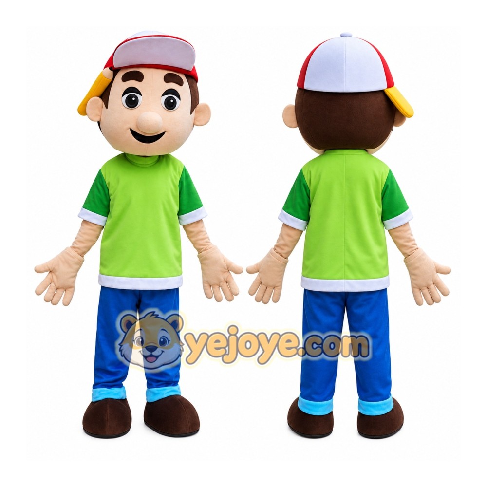 Handy Manny Mascot Costume Tool Boy Mascot Costume Handy Manny Mascot Costume Tool Boy Mascot Costume
