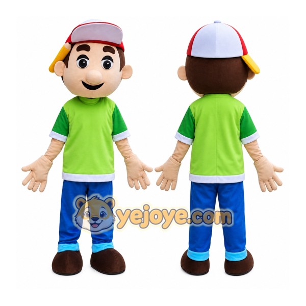 Handy Manny Mascot Costume Tool Boy Mascot Costume