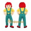 Handyman Clown Mascot Costume