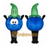 Happy Blue Berry Fruit Mascot Costume Happy Blue Berry Fruit Mascot Costume