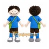 Happy Boy Mascot Costume Happy Boy Mascot Costume