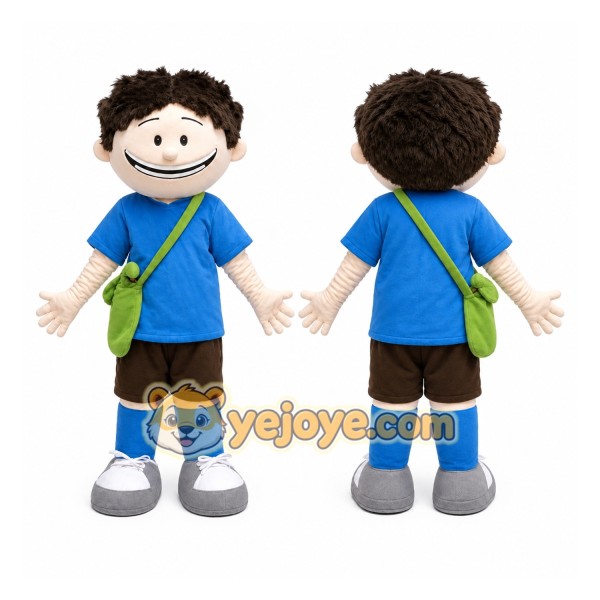 Happy Boy Mascot Costume