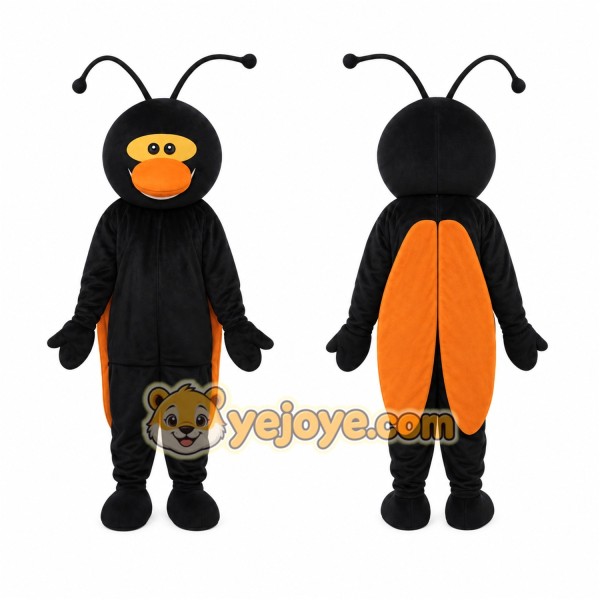 Happy Ladybug Adult Plush Mascot Costume