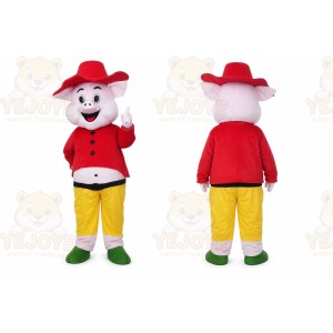 Happy Pig Mascot Costume for Adults