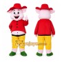Happy Pig Mascot Costume for Adults