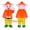 Happy Pig Mascot Costumes Cartoon
