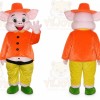 Happy Pig Mascot Costumes Cartoon