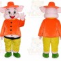Happy Pig Mascot Costumes Cartoon