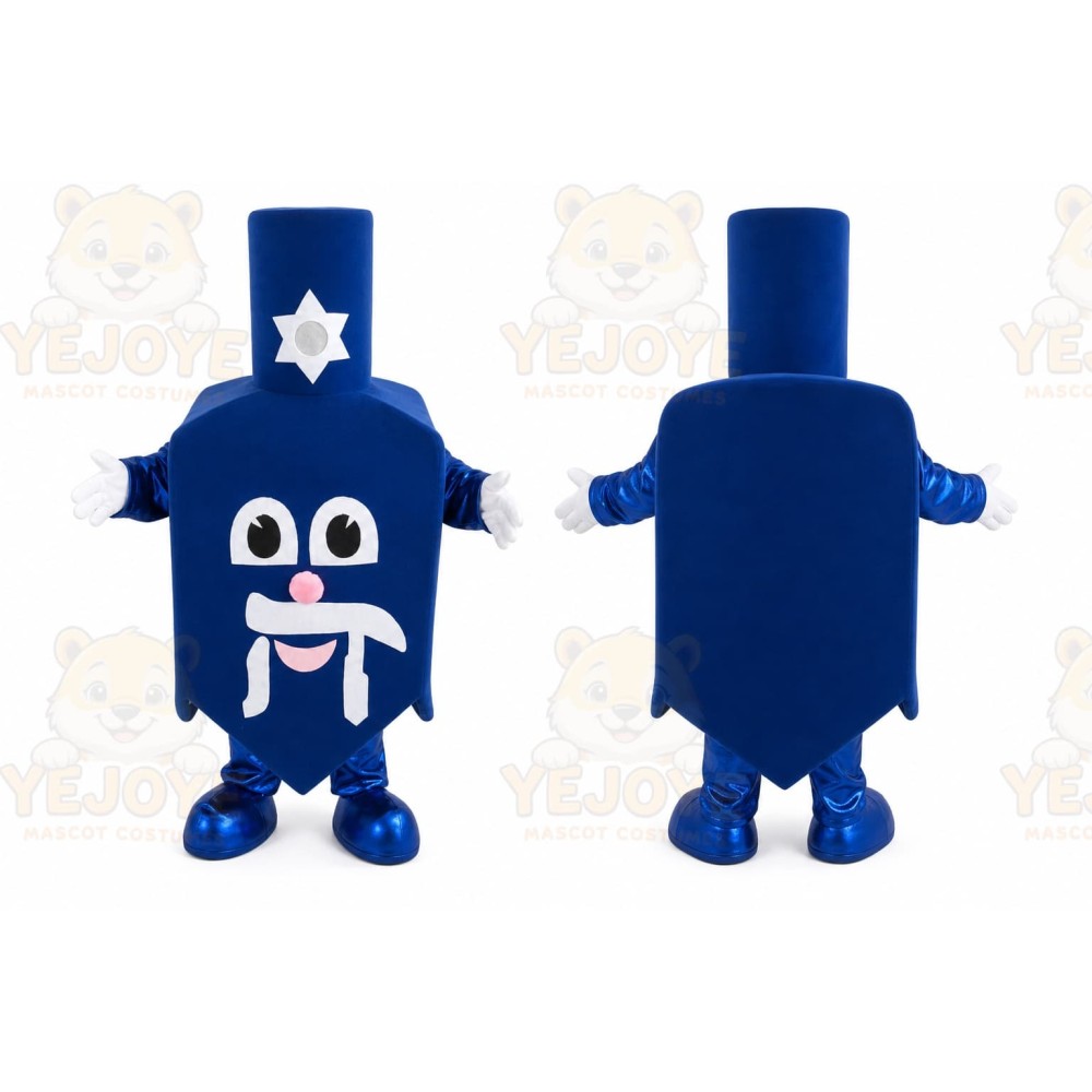 Happy Shabbat Dreidel Mascot Costume