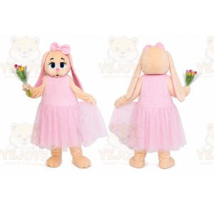 Hares Rabbits Pink Bunny Mascot Costumes