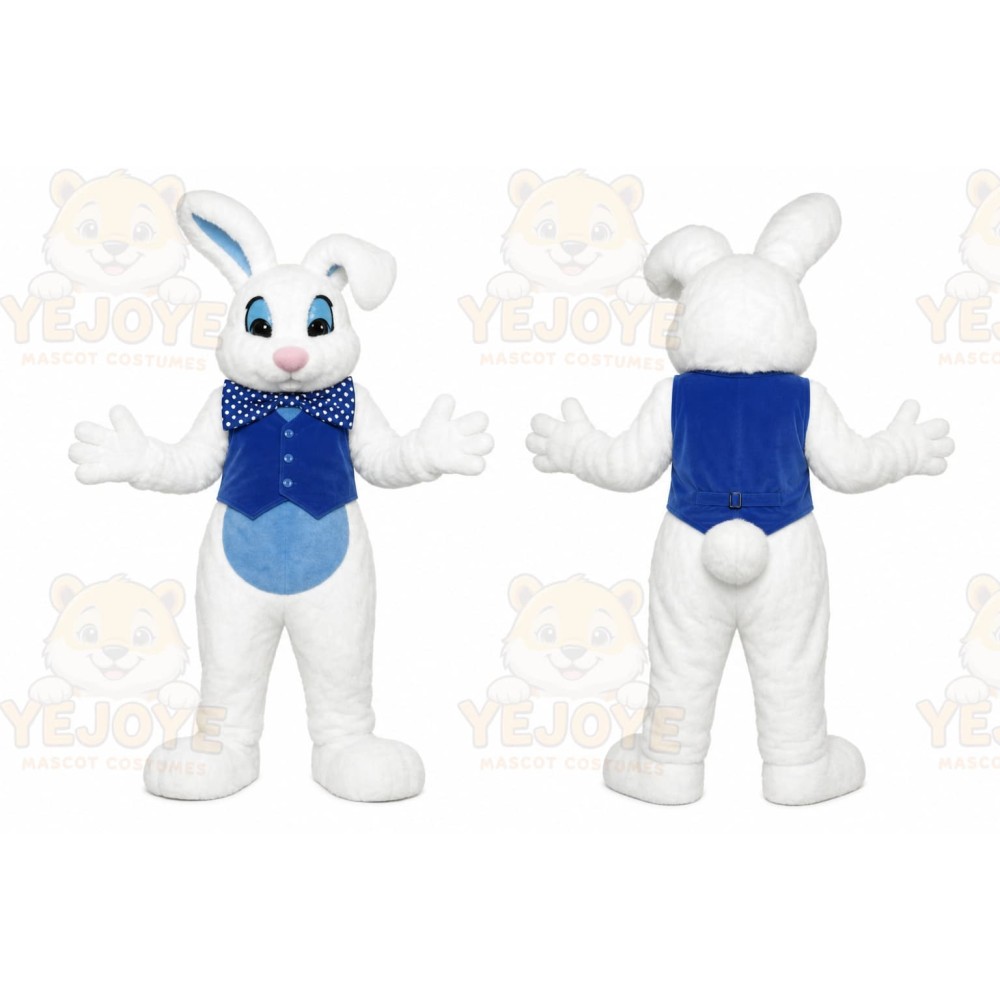 Hares Rabbits Two Easter Bunnies Mascot Costumes
