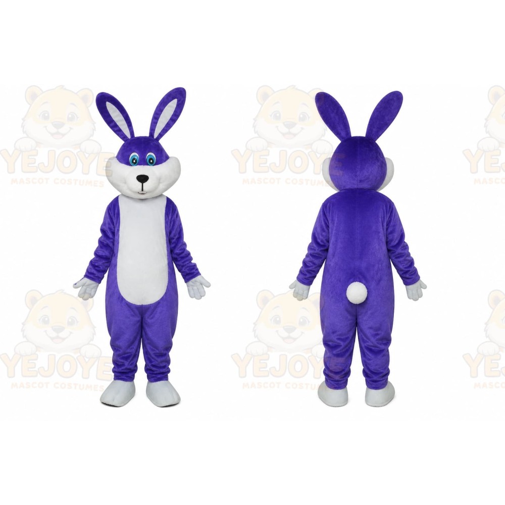 Hares Rabbits Violet Bunny Mascot Costumes