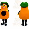 Avocado Cartoon Mascot Costume Fruit Avocado Mascot Outfit