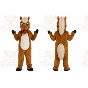 Helmet Brown Horse Mascot Costumes