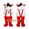 Helmet Cow Mascot Costume