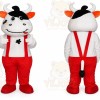 Helmet Cow Mascot Costume