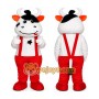 Helmet Cow Mascot Costume