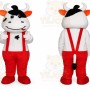 Helmet Cow Mascot Costume