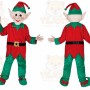 Helmet Elf Full Body Mascot Costume Cartoon