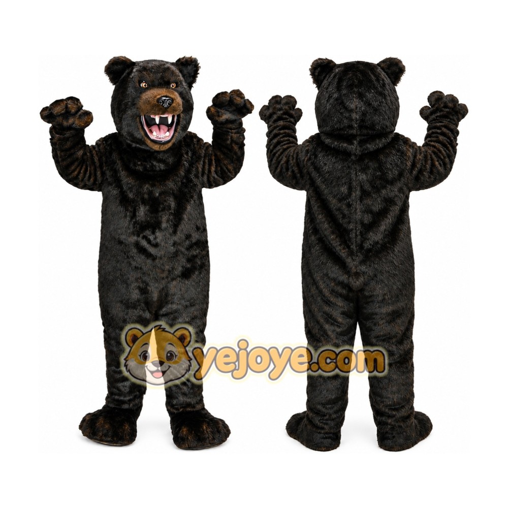 Helmet Grizzly Black Bear Mascot Costume Helmet Grizzly Black Bear Mascot Costume