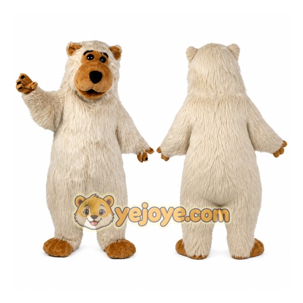 Helmet Luxury Plush Bear Mascot Costume