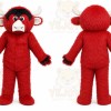 Helmet Luxury Plush Red Bull Mascot Costume